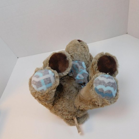 GT Gentle Treasures  DOG W/ HAT & SCARF 12" Plush - Picture 6 of 7